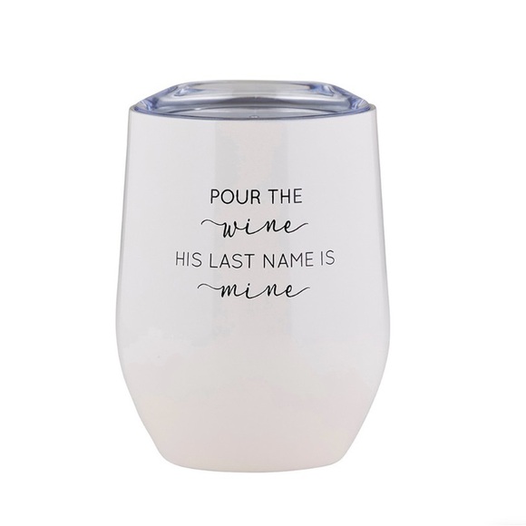 Santa Barbara Design Studio Other - Stemless Wine Tumbler 12oz Pink Blush Bride NWT